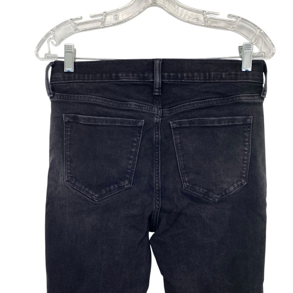 J. Crew 8” Mid Rise Skinny Jeans in Black - Picture 6 of 8